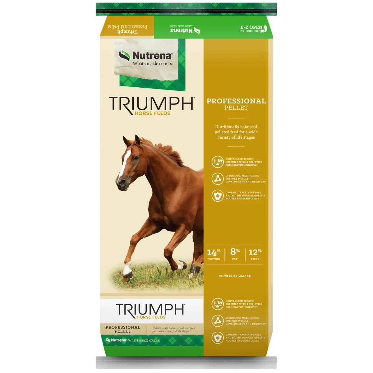 Nutrena® Triumph® Professional Horse Feed Pellet 1