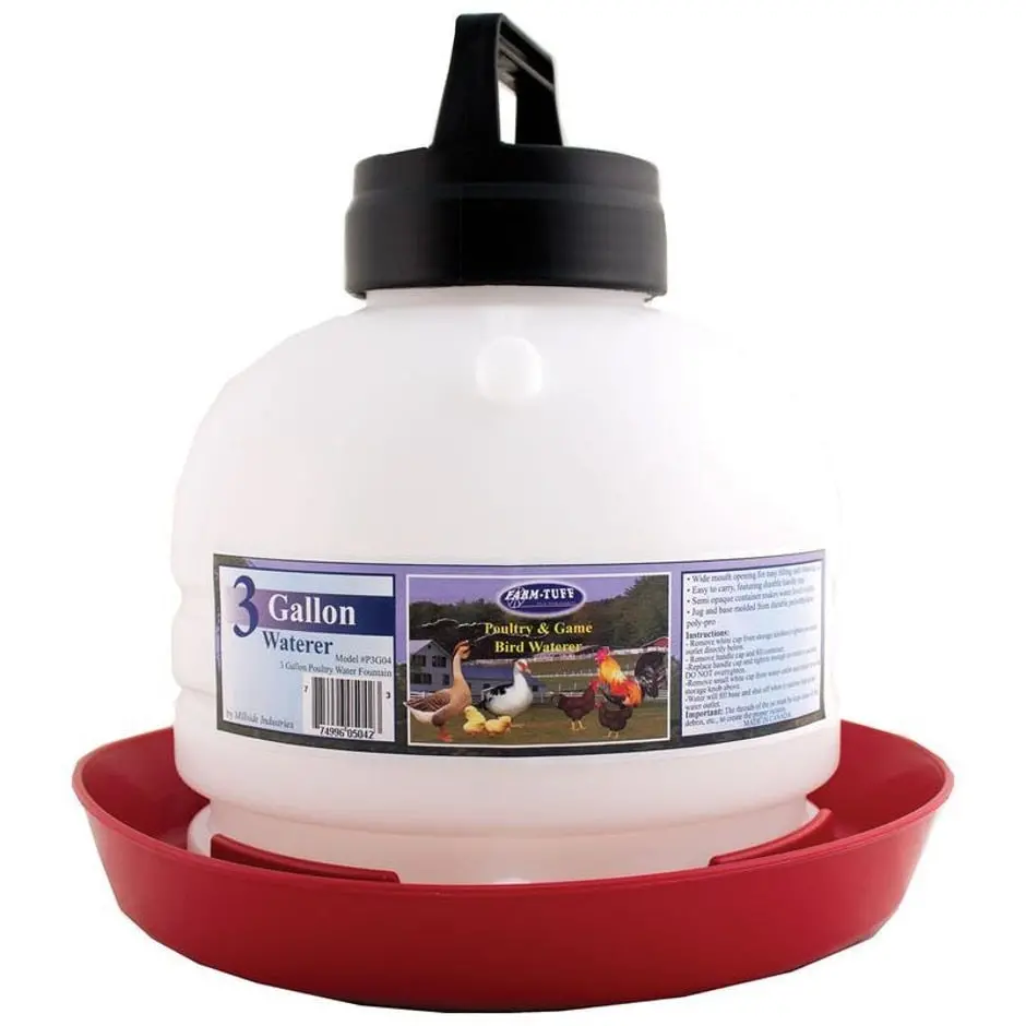 Farm-Tuff Top-Fill Poultry Fountain 1