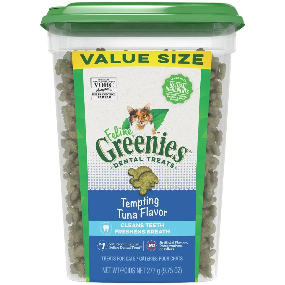 Feline Greenies™ Dental Treats Tempting Tuna Flavor 1