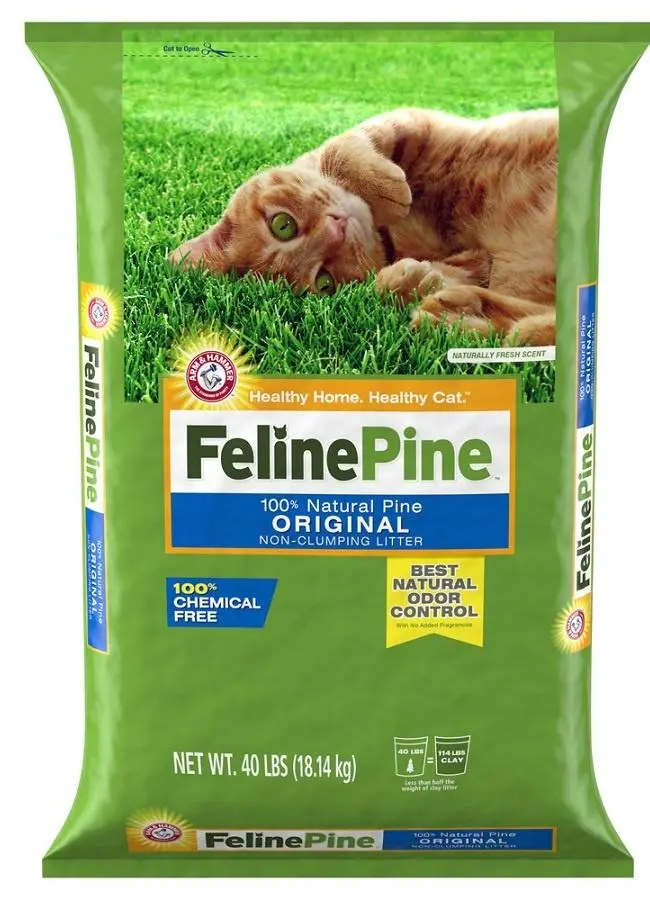 Feline Pine Original Natural Pine Cat Litter 1