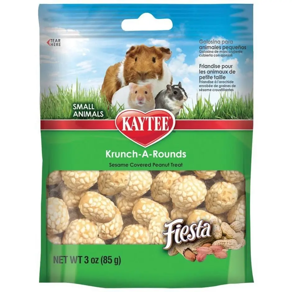 Kaytee Fiesta Krunch-A-Rounds Small Animal Treat 1