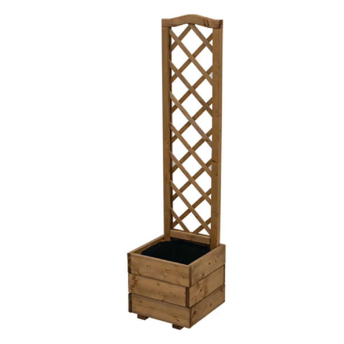 Small Flower Box With Scalloped Trellis 1