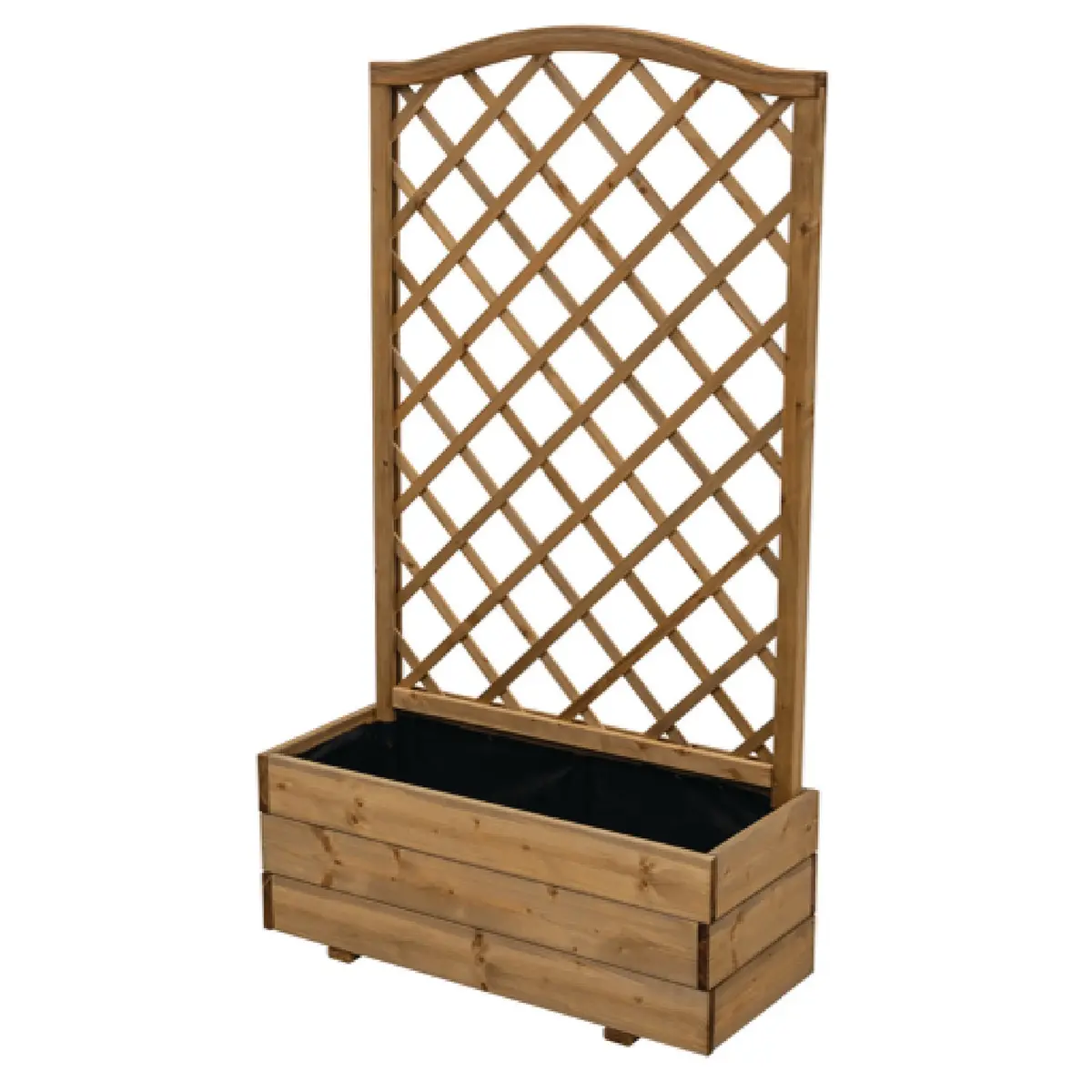 Large Flower Box With Scalloped Trellis 1
