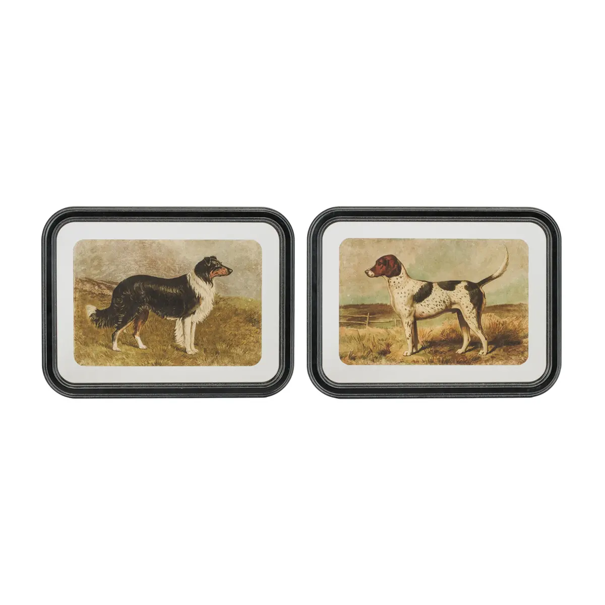 Framed Dog Prints (Set Of 2) 1