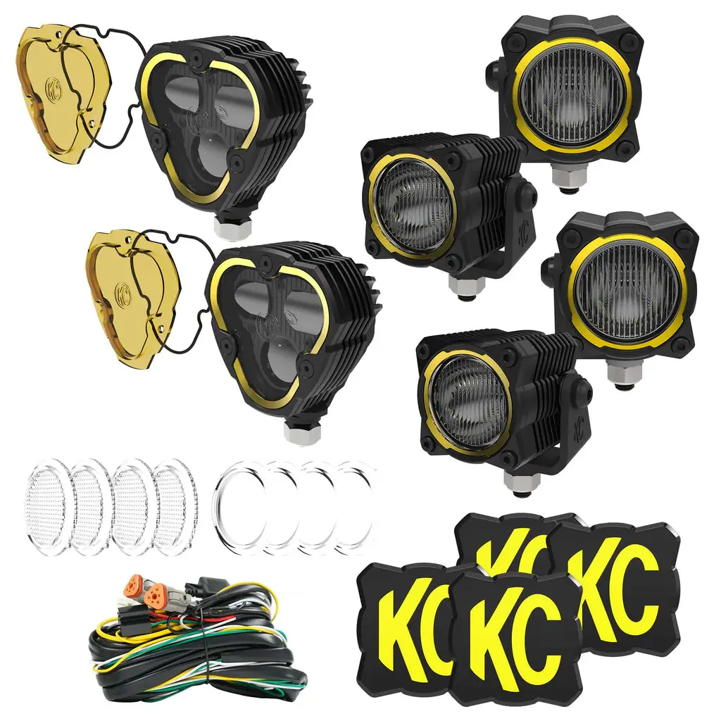 Kc Hilites Hybrid Front Bumper Sae Led Light Kit - Gen6 2021+ Ford Bronco - #97169 1