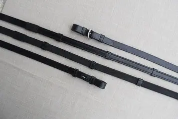 Kl Red Barn Easy Grip Dressage Reins 1