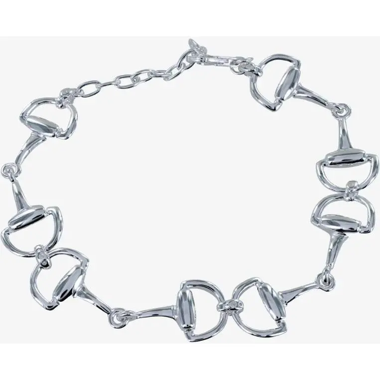 Reeve And Reeves Smart Sterling Silver Snaffle Bracelet 1
