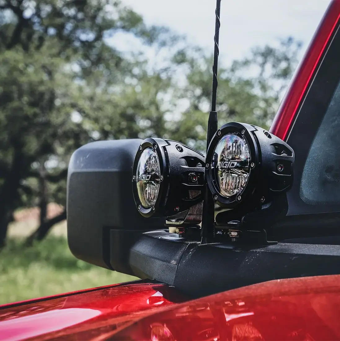 Rigid 2021+ Ford Bronco Dual Pod A-Pillar Mount Kit - 46721 2