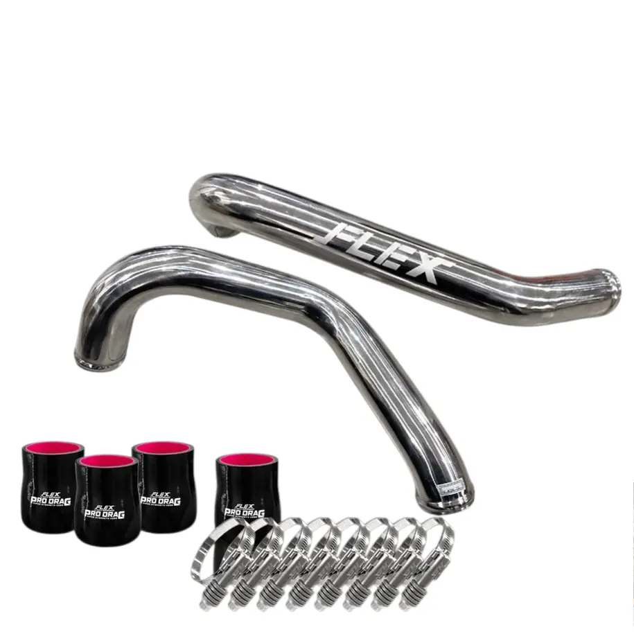 Flex Intercooler Hard Pipes Dmax 2012 - 2016 (Silver) 1