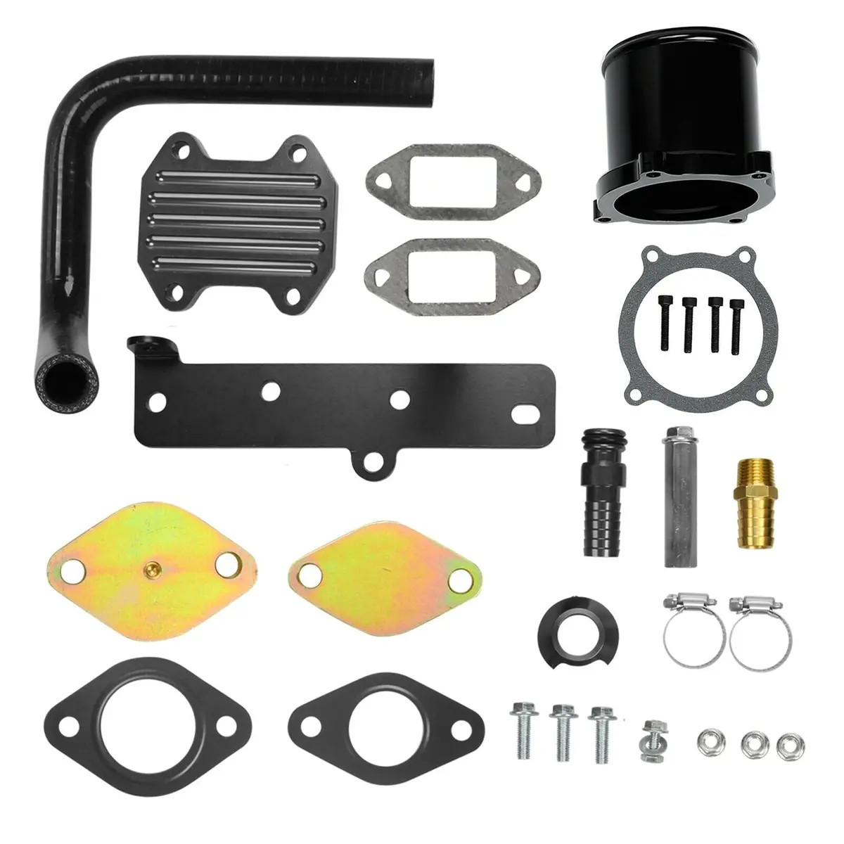 6.7 Cummins Egr Valve Kit Delete Cooler Throttle For Dodge Ram 6.7L 2013-2019 1