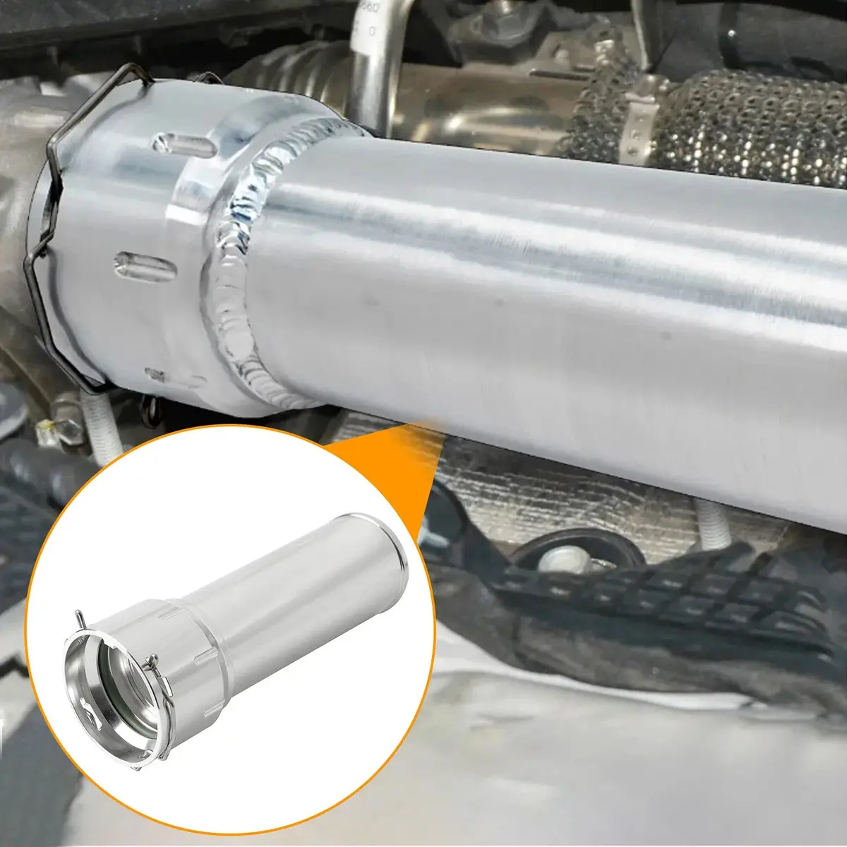 For 2020-2025 3.0L Duramax Lm2 Lz0 Turbo Intercooler Resonator Tube Upgraded 2