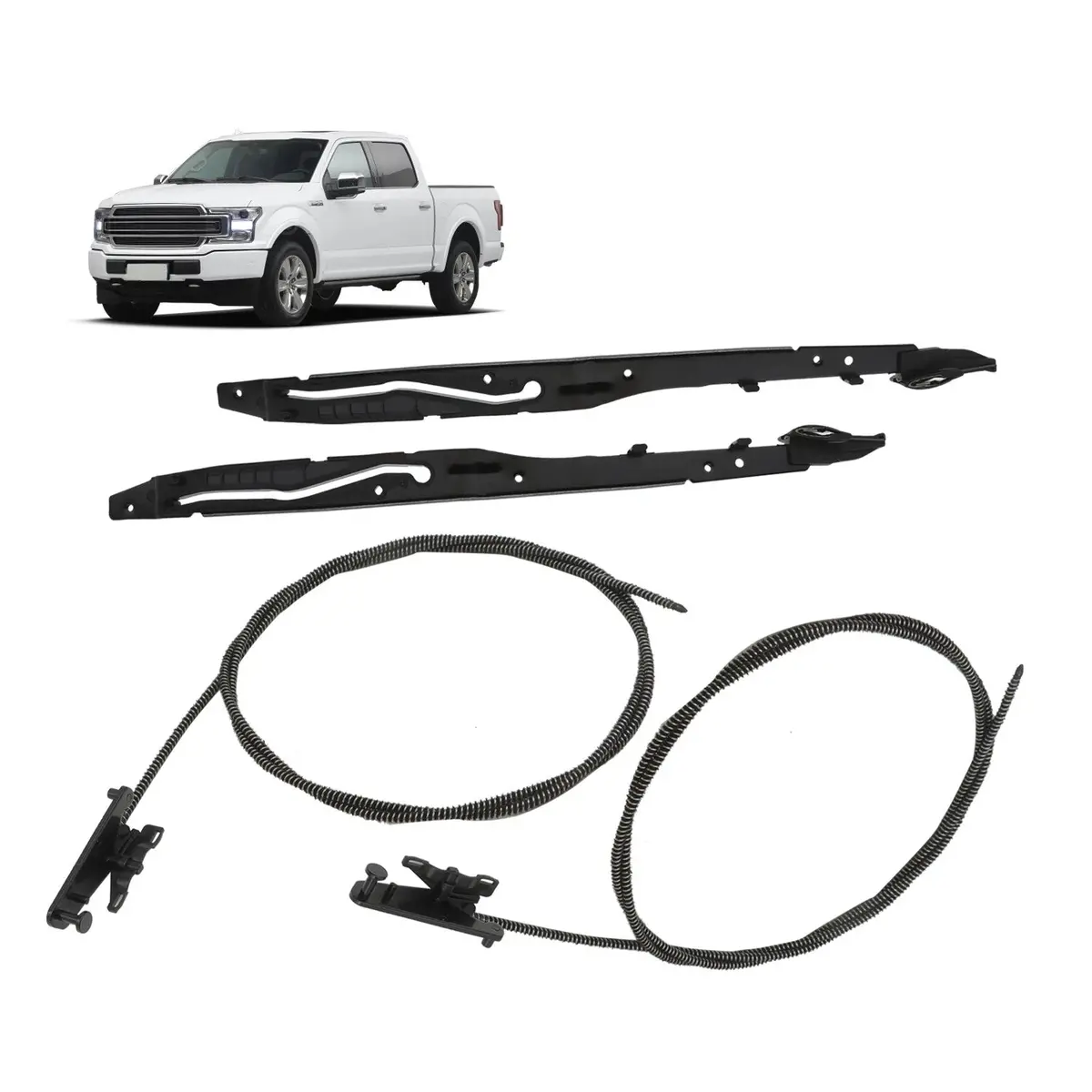 Sunroof Glass Cables Track Assembly Repair Kit For 3.5L Ford F150 F250 F350(2015-2020) 1