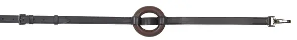 Leather German Style Side Rein With Donut 1