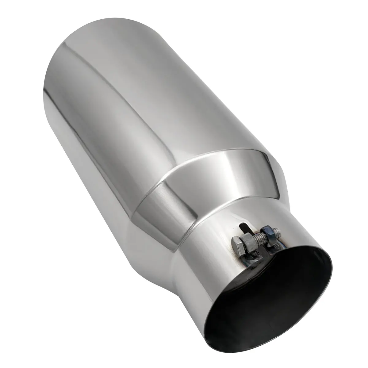 Seguler Diesel Exhaust Tip 5" Inlet 7" Outlet 15" Long Stainless Steel Bolt On 1