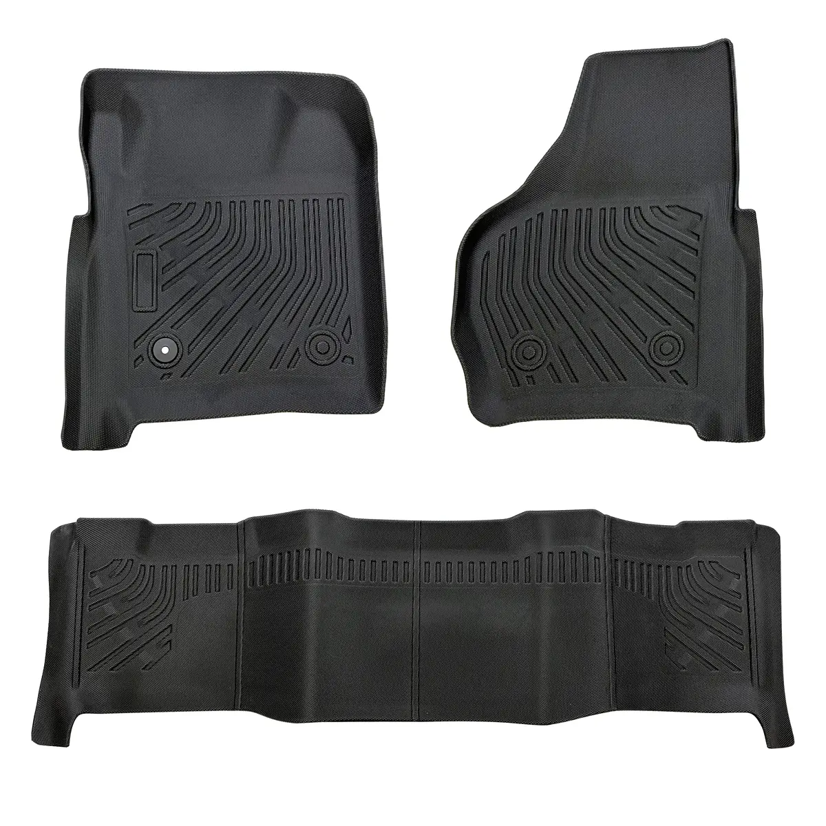Seguler All-Weather Tpe Floor Mats For 1999-2007 Ford F250 F350 F450 Supercrew Cab 1