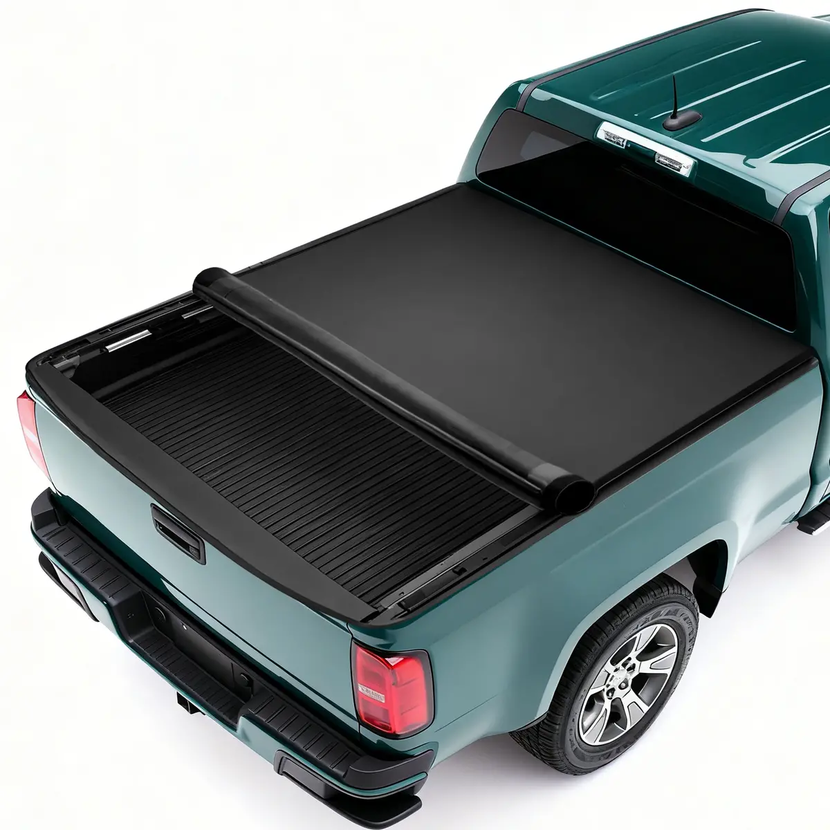 Seguler 6.5Ft Soft Roll Up Tonneau Cover Bed For 2007-2013 Chevy Silverado Sierra 1