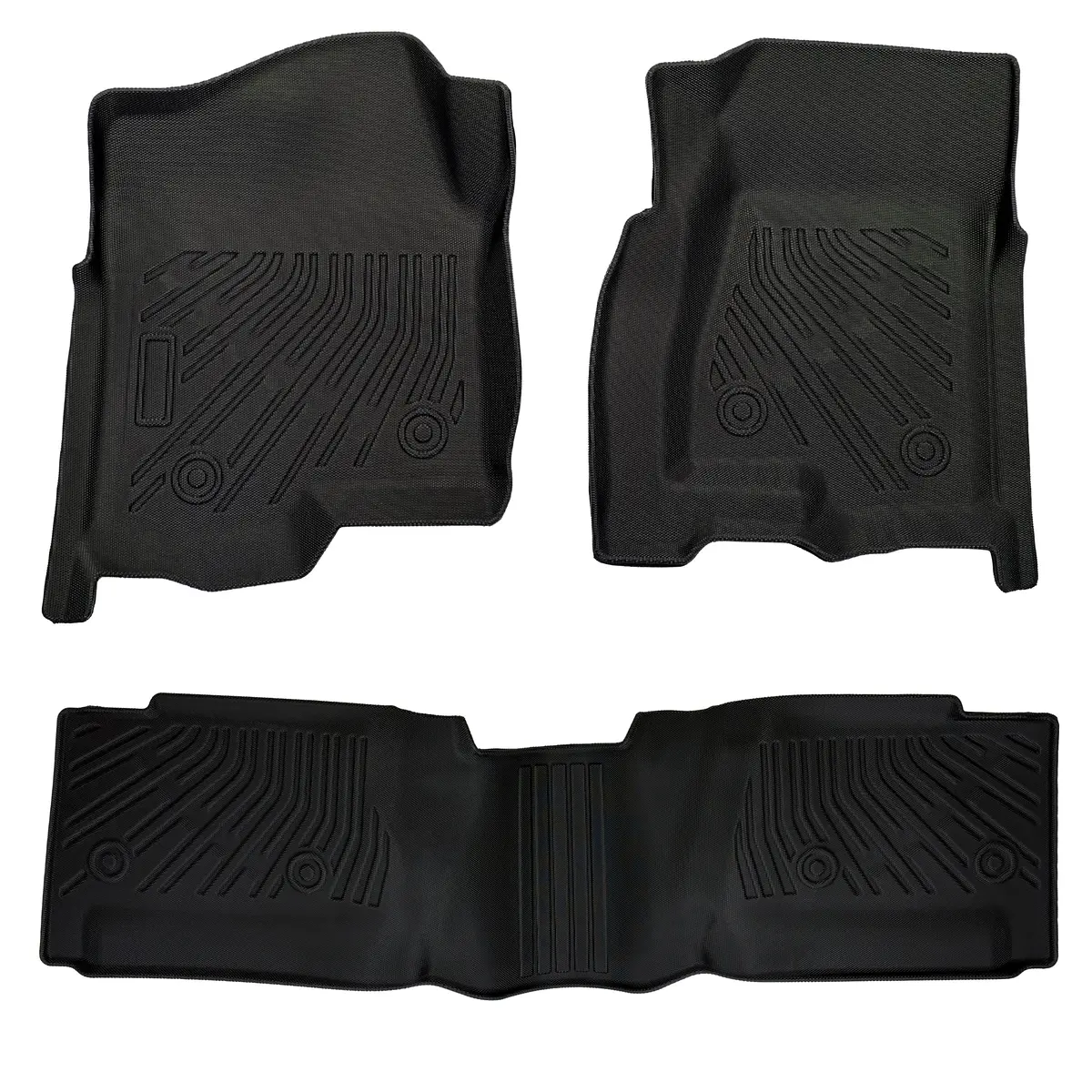 Seguler All-Weather Tpe Floor Mats 1999-2006 Silverado/Sierra 1500 2500 Extend Cab 1