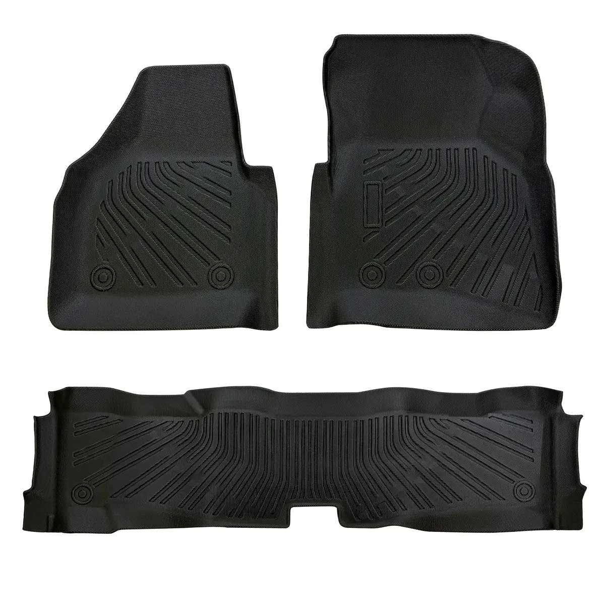 Seguler All-Weather Tpe Floor Mats For 2008-2010 Ford F250 F350 Super Crewcab 1