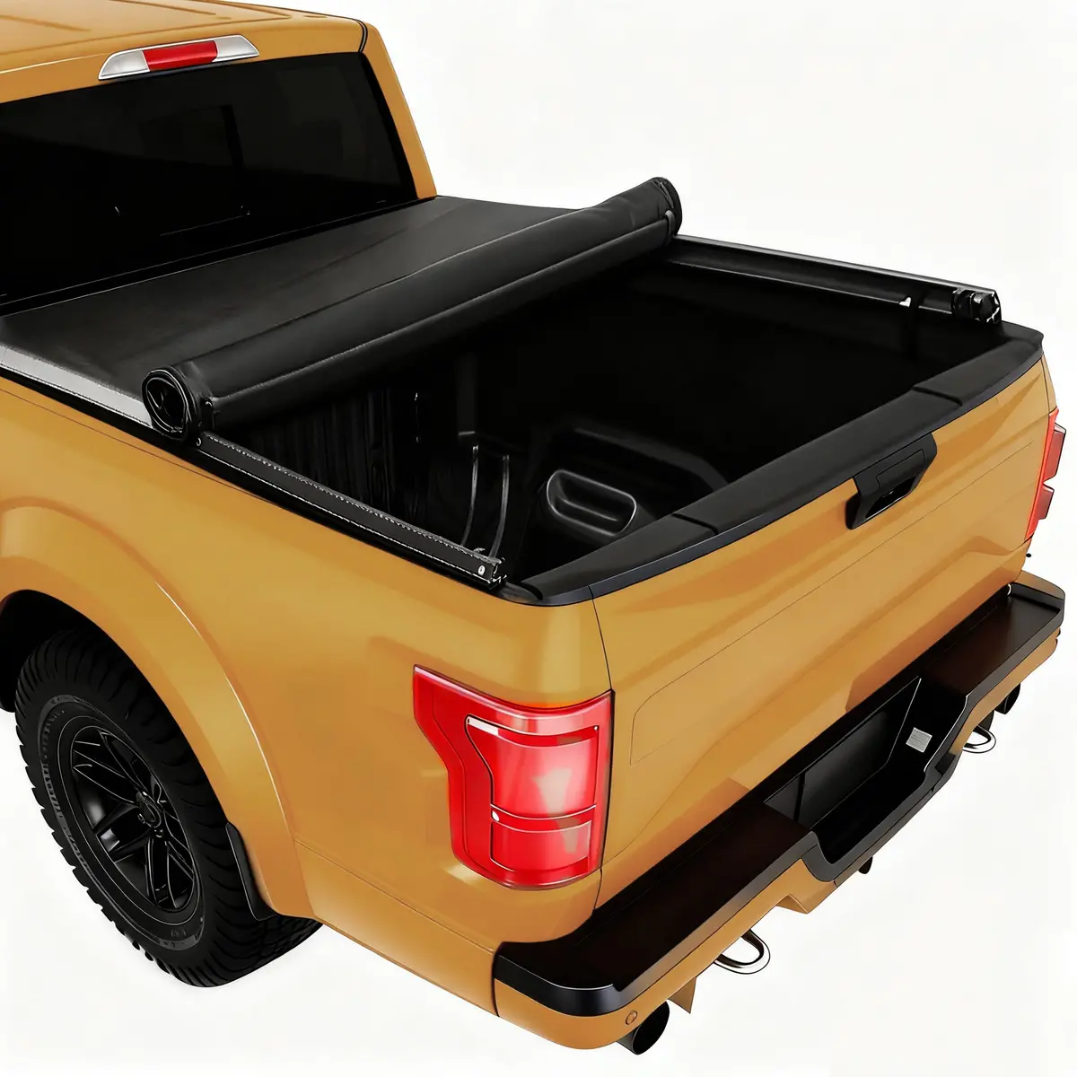 Seguler 8Ft Soft Roll Up Tonneau Cover Bed For 1999-2016 Ford F250 F350 Super Duty 1