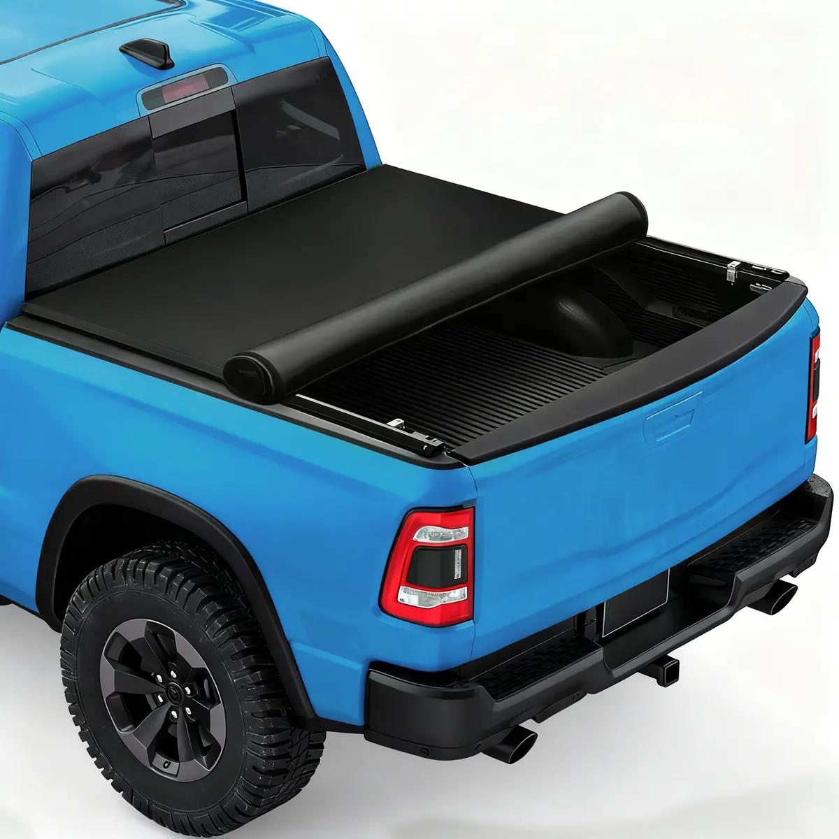 Seguler 6.5Ft Soft Roll Up Tonneau Cover Bed For 2014-2018 Chevy Silverado Sierra 1