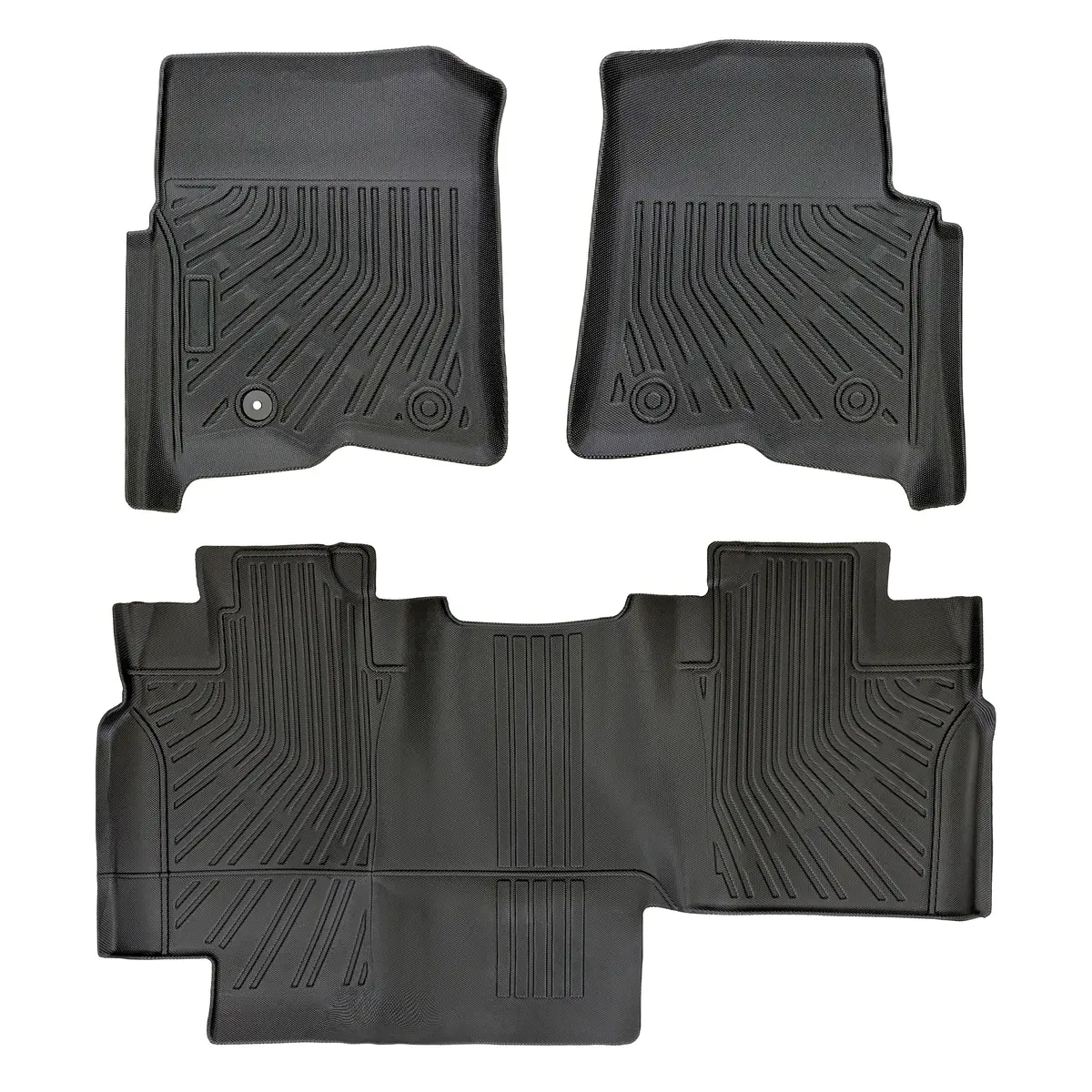 Seguler All-Weather Tpe Floor Mats For 2004-2008 Ford F150 Supercrew Cab 1