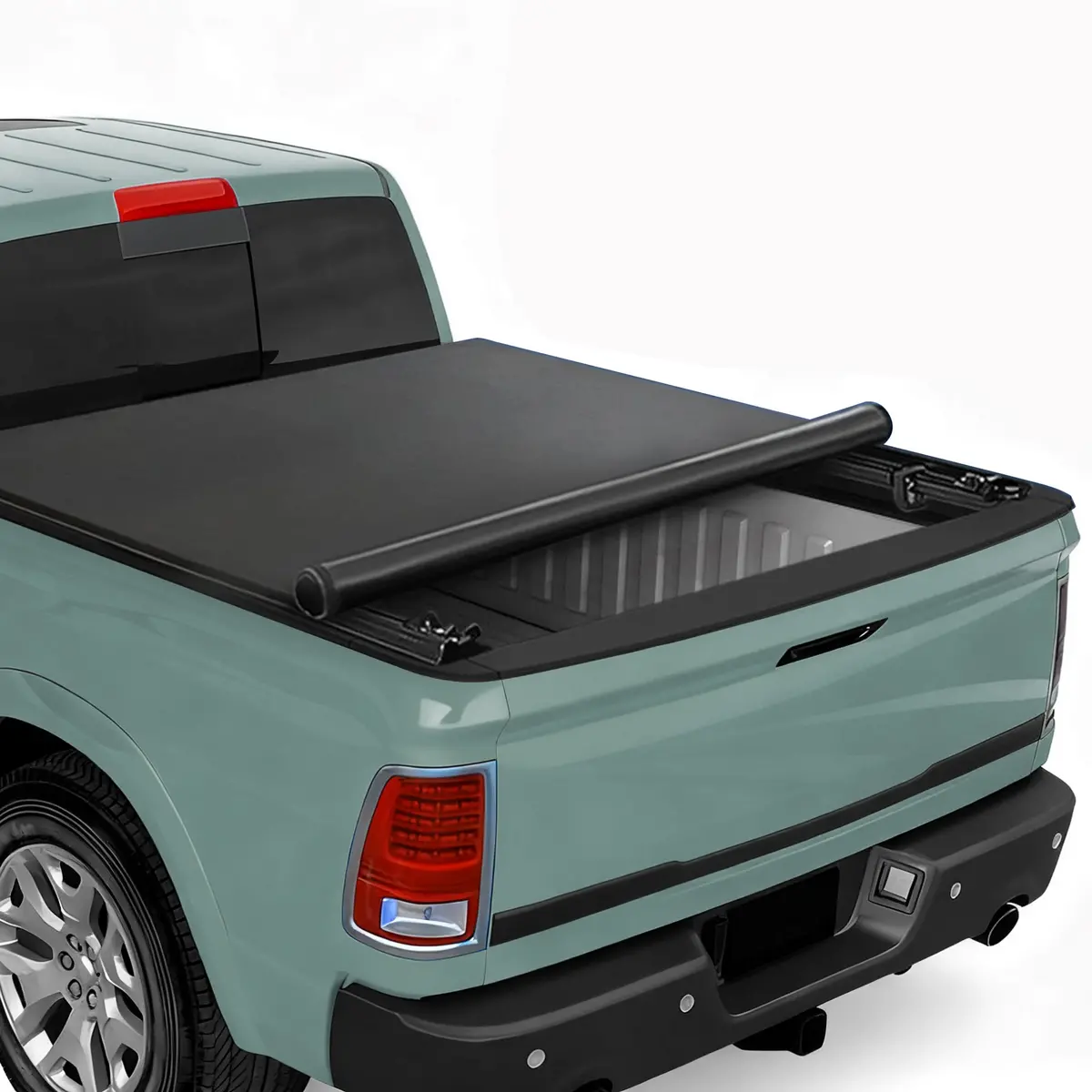 Seguler  5.7Ft Soft Top Roll-Up Tonneau Cover Truck Bed For 2009-2025 Dodge Ram 1500 1