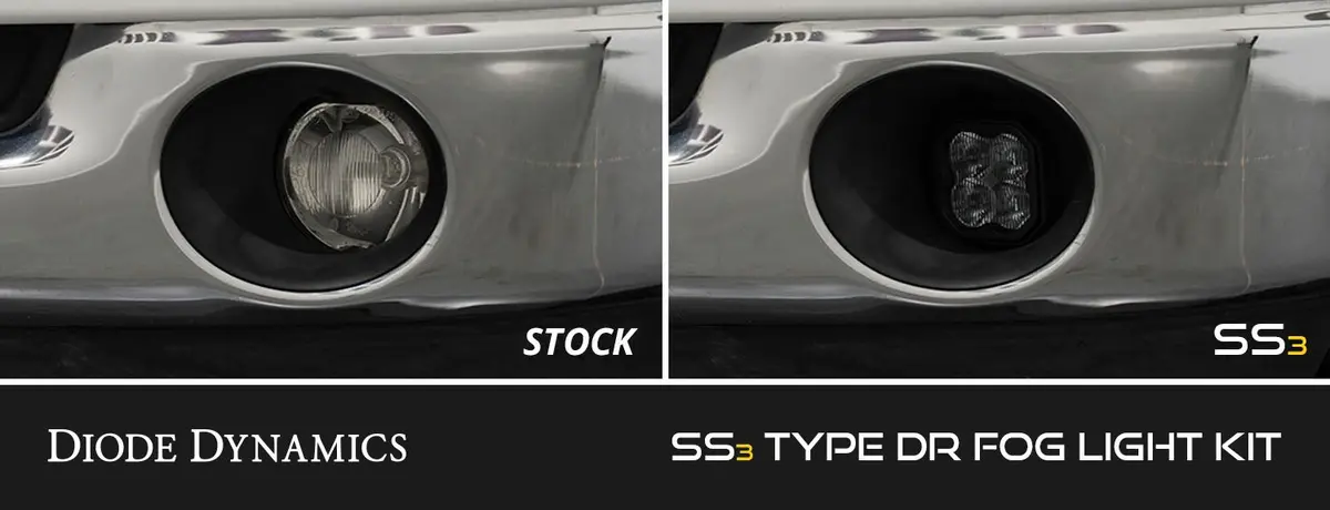 Ss3 Sae Type Dr Fog Light Kit - Dodge Ram / Durango 6