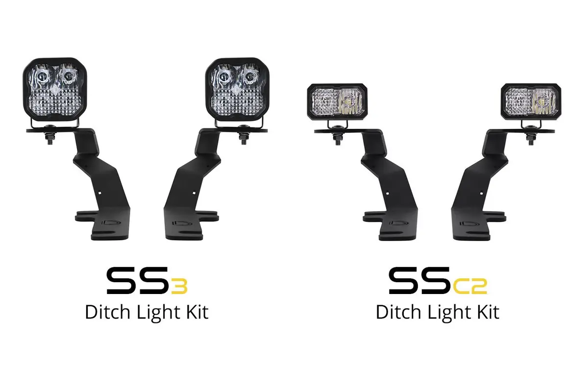 Diode Dynamics Stage Series Led Ditch (A-Pillar) Light Brackets Or Kit For 2015-2020 Ford F-150 & Raptor 8