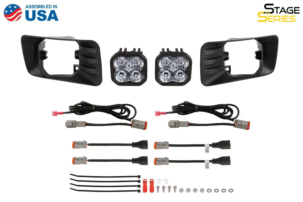 Ss3 Led Fog Light Kit For 2015-2020 Chevrolet Tahoe (W/ Amber Backlights) 4