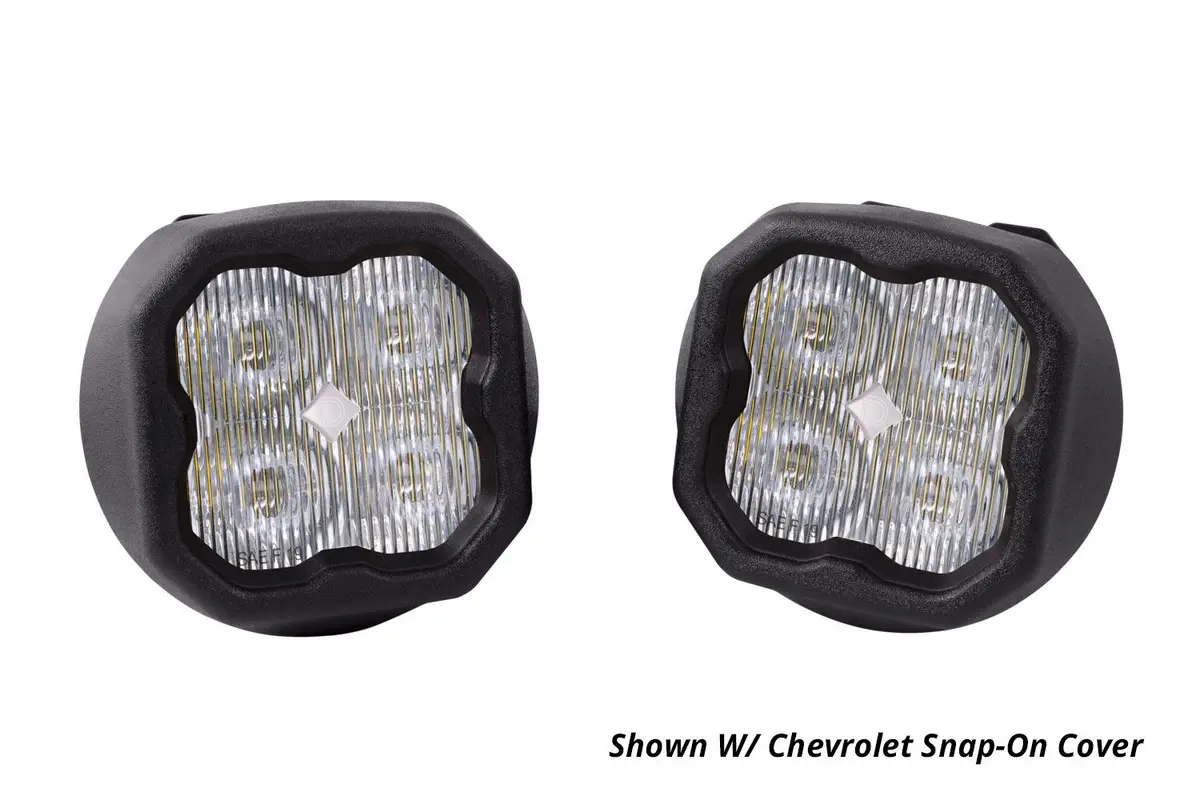 Ss3 Led Fog Light Kit For 2008-2009 Pontiac G8 (W/ Amber Backlights) 6