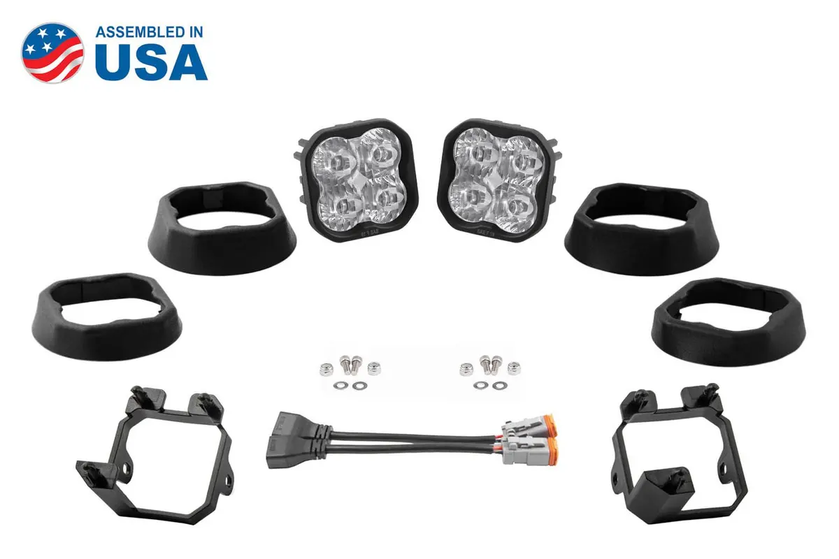 Ss3 Led Fog Light Kit For 2015-2022 Chevrolet Colorado (W/ Amber Backlights) 3