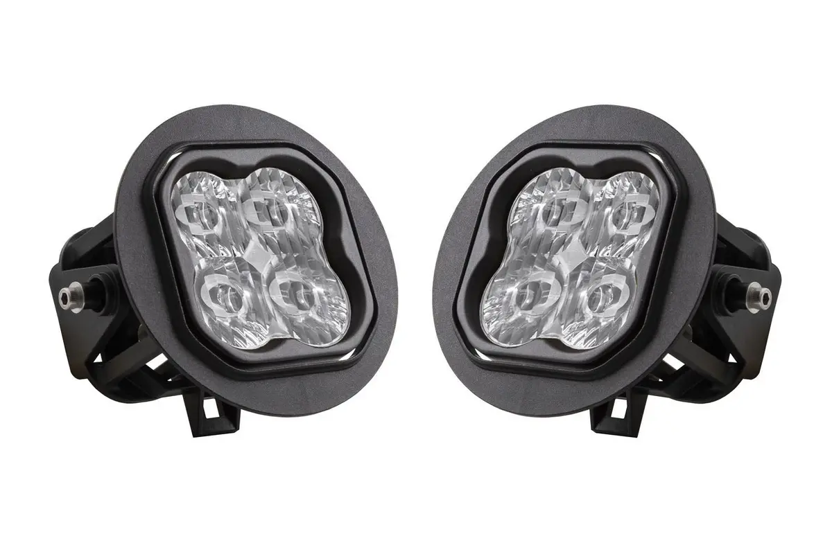 Ss3 Led Fog Light Kit For 2008-2010 Dodge Viper And 2007-2013 Toyota Tundra (W/ Amber Backlights) 1
