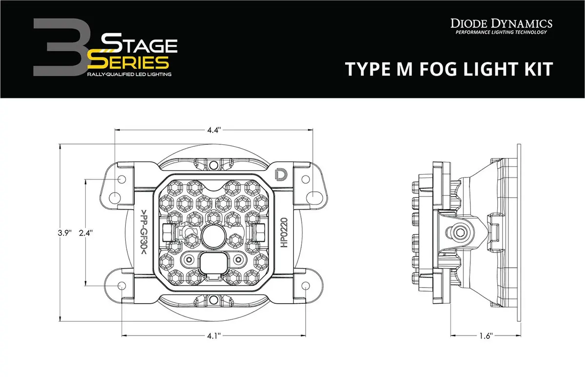 Ss3 Led Fog Light Kit For 2007-2018 Jeep Jk Wrangler (W/ Amber Backlights) 12