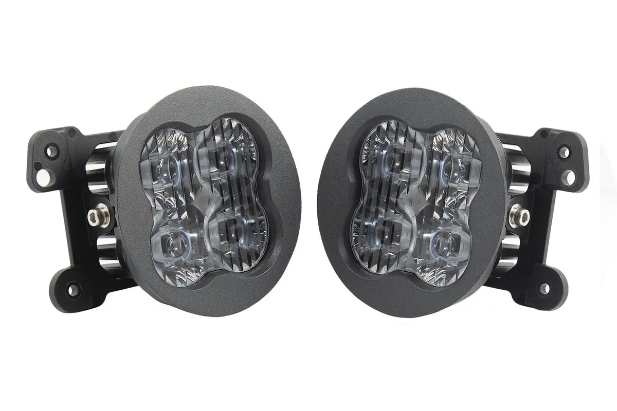 Ss3 Led Fog Light Kit For 2005-2007 Dodge Magnum (W/ Amber Backlights) 3