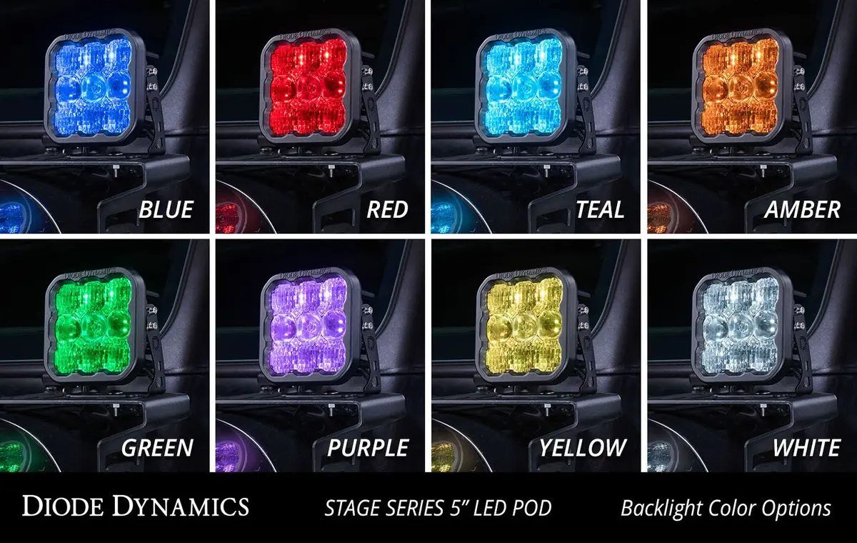 Diode Dynamics Stage Series 5" White Sport Led Pod (Pair) Ss5 3