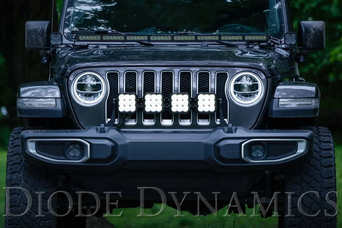 Ss5 Grille Crosslink Lightbar Kit For 2020-2023 Jeep Gladiator 4
