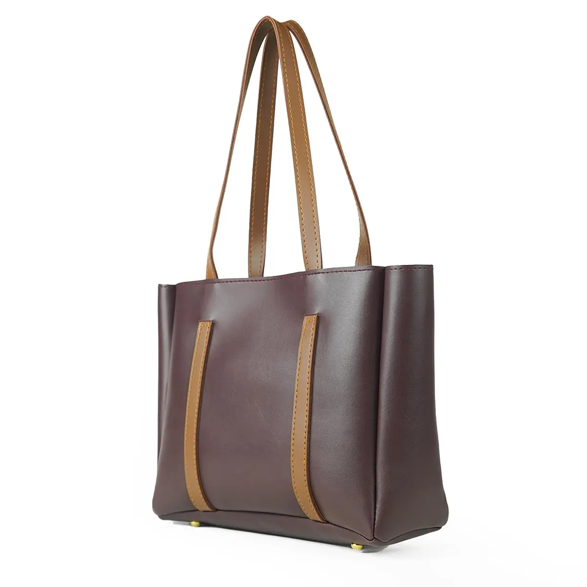 Stay Bag Maroon And Brown 1