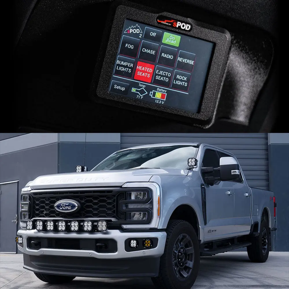 Spod Touchscreen Bantamx Power Management Vehicle Kit - Ford 2023-On F-250/350 Super Duty 2