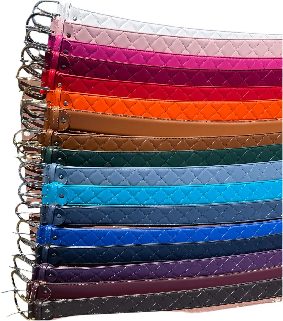 The Tailored Sportsman Quilted Leather Belt -- Clearance 1