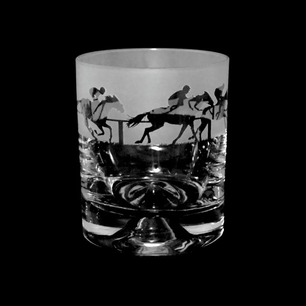 The Milford Collection "At The Races" Whisky Tumbler 1