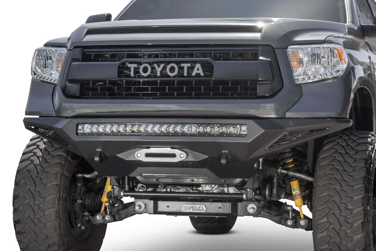 Addictive Desert Designs 2014 - 2021 Toyota Tundra Stealth Fighter Winch Front Bumper - F741422860103 1