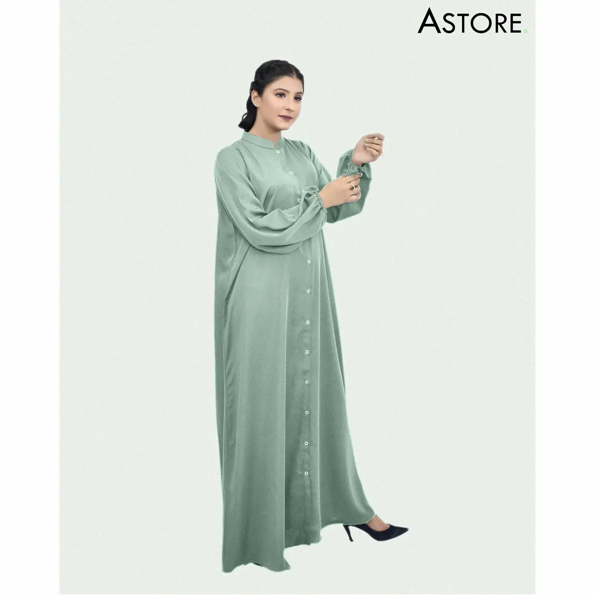 Turkish Style Abaya (Pastel) 1