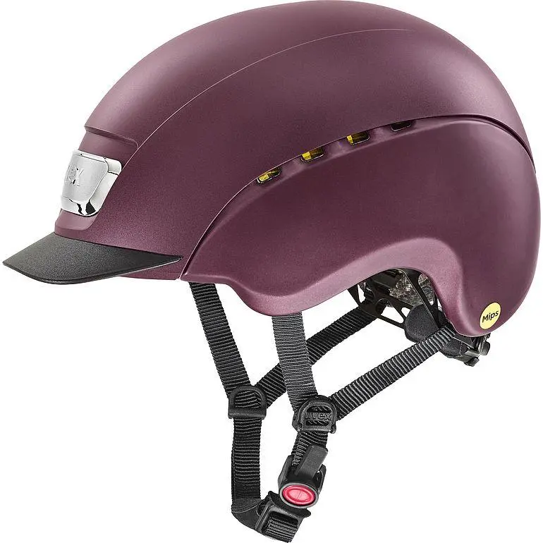 Uvex Elexxion Mips Riding Hat - Burgundy Matt 1