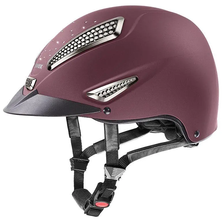 Uvex Perfexxion Ii Grace Riding Hat - Burgundy 1