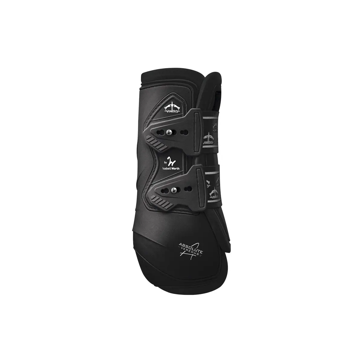 Veredus Absolute Front Leg Elastic Horse Brushing Boot - Lightweight/Breathable -Black 1