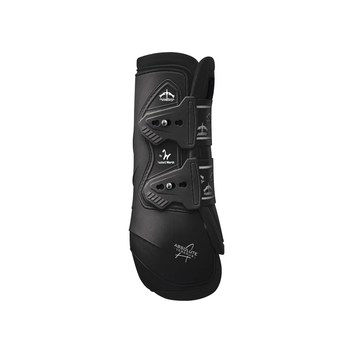 Veredus Absolute Rear Leg Elastic Horse Brushing Boot - Lightweight/Breathable -Black 1