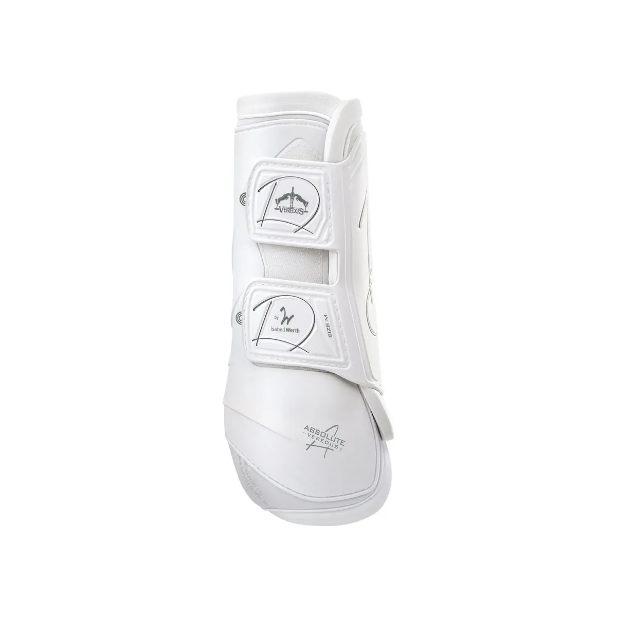 Veredus Absolute  Rear Leg Velcro Horse Brushing Boot - Lightweight/Breathable - White 1