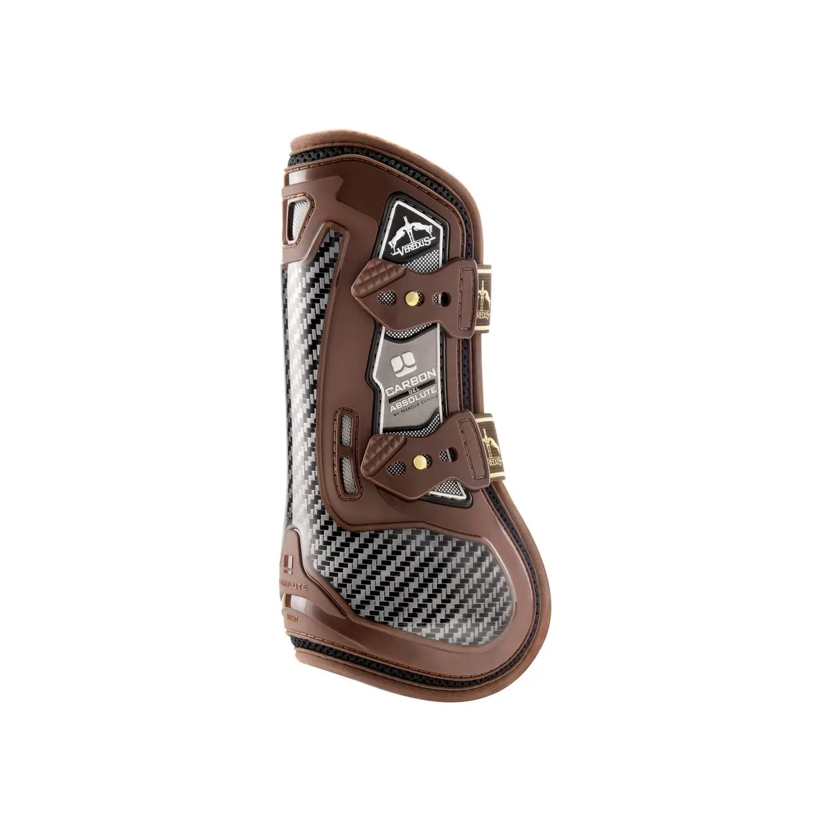 Veredus Carbon Gel Absolute Tendon Boot - Horse Front Leg - Brown 1