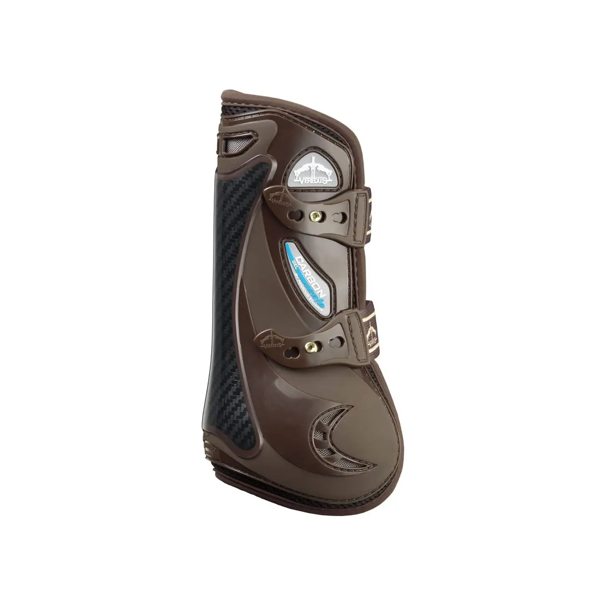 Veredus Carbon Gel Vento  Fetlock Boot - Horses Front Leg - Brown 1