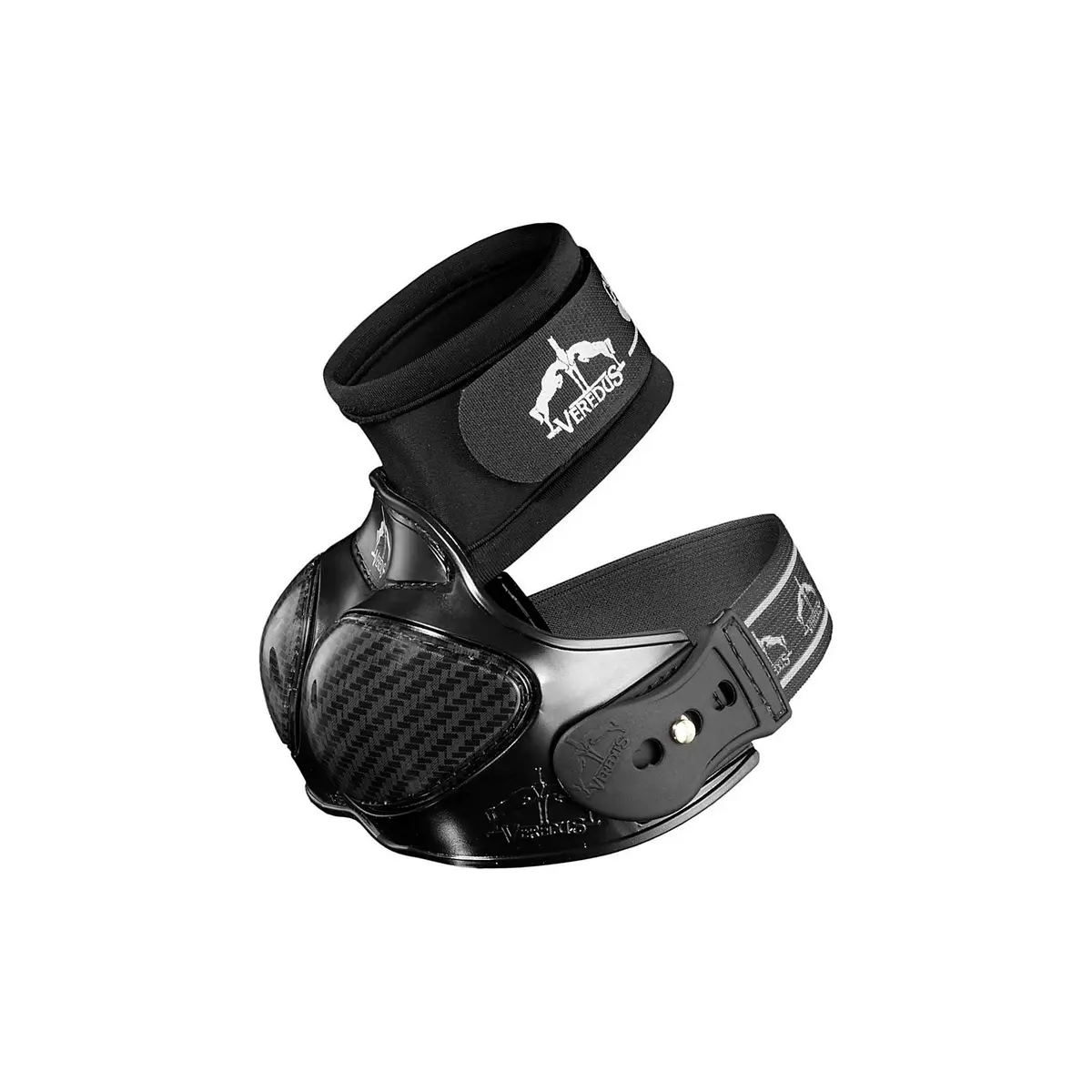 Veredus Carbon Shield Overreach Boots- Heel Protection - Black 1